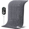 Image 1 : Heating Pad for Back, Shoulder, Muscle Pain Relief, 17"x33" Extra Large Electric Heating Pads, 9 Tem