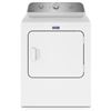 Image 1 : Maytag MED4500M Electric Dryer, 29 inch Width, 7 cu. ft. Capacity, 4 Temperature Settings, White col