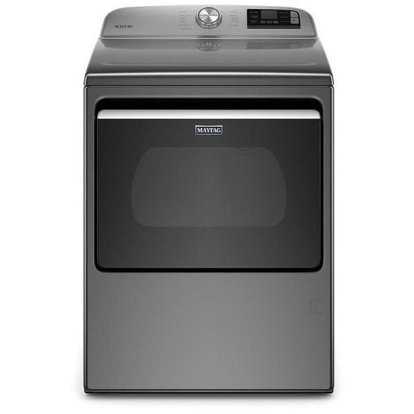 Maytag MED6230H Electric Dryer, 27 inch Width, 7.4 cu. ft. Capacity, 5 Temperature Settings, Steel D
