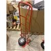 Image 2 : Steel Red 2 Wheel Dolly with Rubber Wheels