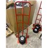 Image 3 : Steel Red 2 Wheel Dolly with Rubber Wheels