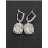 Image 1 : Tiffany Styled Set of 1.5 carat TW Earrings .925 Silver NEW