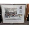 Image 1 : Trisha Romance Limited Edition Framed Print "White Christmas" #5438/7190  (38"x28") with Certificate