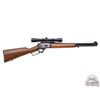 Image 1 : 1979 Marlin Model 1894 JM Stamped .44 REM MAG Lever Action Rifle with Bushnell Scope