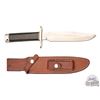 Image 1 : Randall Made Knife Model 1 Fighter Stainless with Black Micarta Handle Vietnam Etched