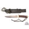 Image 2 : Randall Made Knife Model 1 Fighter 8" Blade with Leather Handle & Factory Sheath