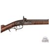 Image 2 : Antique Kentucky Half-stock Rifle with H.E. Leman Lock
