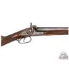 Image 2 : Antique August G. Genez Percussion Side by Side Shotgun