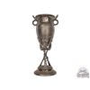 Image 1 : Creedmoor Style Silver Shooting Trophy with Crossed Sharps Rifles