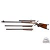 Image 3 : Antique Dr. Albert A. Stillman Sharps 1878 Borchardt Schuetzen Rifle w/ Extra Barrels & Accessories