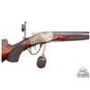 Image 4 : Zischang Barreled Sharps 1878 Borchardt Schuetzen Rifle Owned by Dr. A.A. Stillman