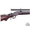 Image 2 : Winchester Deluxe Model 1885 Highwall Rifle with Malcolm Scope