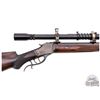 Image 2 : C.C. Johnson Customized Deluxe Winchester 1885 Highwall Rifle in 2R Lovell Caliber