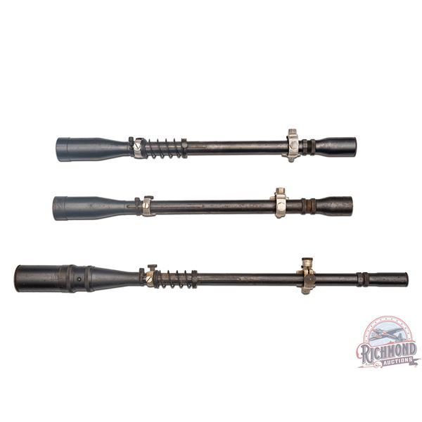 Three Unertl Target Scopes