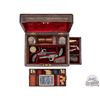 Image 1 : NICE Vintage Professional Gambler's Kit from the 1870's with Pair of Percussion Pistols