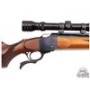 Image 2 : 1971 Ruger No. 1 Single Shot .270 WIN Falling Block Rifle with Redfield Scope