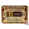 Image 3 : Box Only Of Peters "Target Rustless Spreader Load" Shotshells 20 GA