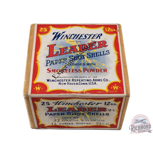 Box Only of Winchester Leader Experimental Stock Shotshells 12 GA