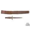 Image 2 : RARE Case V-42 Stiletto Dagger WWII US Issued Knife with Original Sheath
