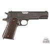 Image 2 : WWII Era 1945 Colt M1911A1 US Army .45 ACP Semi-Auto Pistol