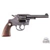 Image 2 : RARE 1943 Colt Documented Wells Fargo Official Police Revolver .38 Spl DA/SA