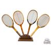 Image 1 : Excellent Winchester Tennis Racket Store Display Holder & 4 Different Winchester Rackets