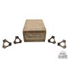 Image 1 : Pair of Rare Winchester Baseball Heel Spikes & Original Box