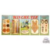 Image 1 : Complete 1922 Winchester "Baseball Goods" & "Vacation Needs" 5 Panel Display Sign