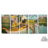 Image 1 : Early & Complete 1920 Winchester "Boy Scout Building Dock" 5 Panel Display Sign