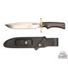 Image 2 : Randall Made Model 16 Fighter Knife 7" Blade with Factory Black Leather Sheath