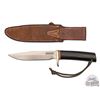 Image 2 : Randall Custom Made Model 1 Fighter Knife 6" Blade with Compass and Leather Sheath