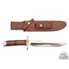 Image 1 : Randall Made Knife Model 1 Fighter 8" Blade with Leather Handle & Factory Sheath