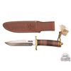 Image 2 : Randall Made Knife Model 1 Fighter 6" Blade with Leather Handle & Factory Sheath