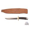 Image 2 : Randall Made Knife Model 1 Fighter 7" Blade with Leather Handle and Leather Sheath