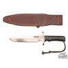 Image 2 : Randall Made Model 14 CDT Military Style Knife 7-1/2" Finger Grip Micarta Handle