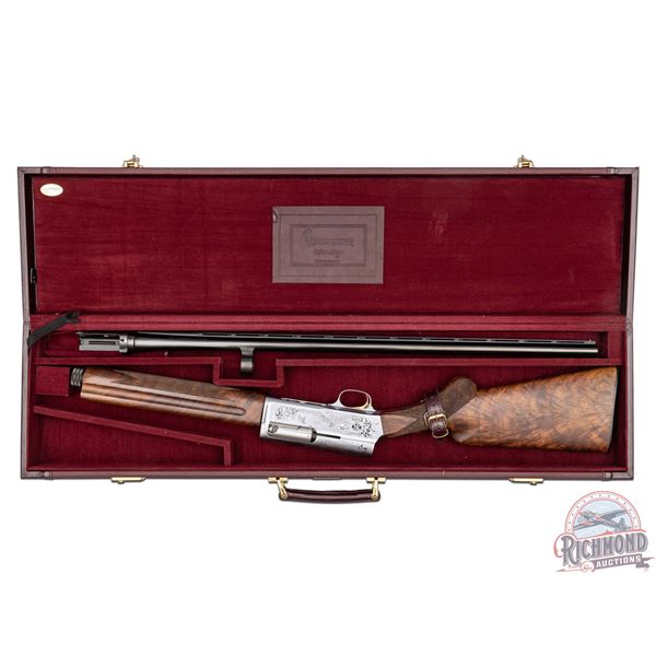 Browning Original Auto 5 Custom Shop 20 GA Magnum B3 Engraved & Signed B.Romainville with Case