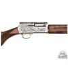 Image 4 : Browning Original Auto 5 Custom Shop Light 20 GA B3 Engraved & Signed B.Romainville with Case