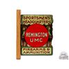 Image 1 : Remington UMC Sportsmen's Headquarters Firearms & Ammunition Metal Flange Sign