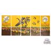 Image 1 : Early & Complete 1920 Winchester "Goose Hunting" & "Thanksgiving Turkey" 5 Panel Display Sign