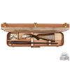 Image 10 : Rare Cased Mary Lou Magis Engraved Belgium Browning Pointer Superposed Shotgun in 20 Gauge