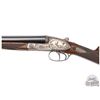 Image 5 : STUNNING Browning Belgium BSL Anson 12 GA SxS Shotgun Engraved & Signed Brunno Barra with Case