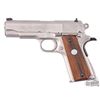 Image 1 : Nice 1974 Colt Combat Commander 45 ACP Satin Nickel Semi-Auto Pistol