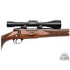 Image 2 : Engraved 1969 Weatherby Mark V Varmintmaster 224 WBY Mag Bolt Action Rifle w/ Scope