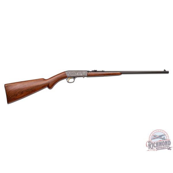 Rare Engraved Belgium Browning Graded 1914 Model "A" Semi-Automatic Rifle