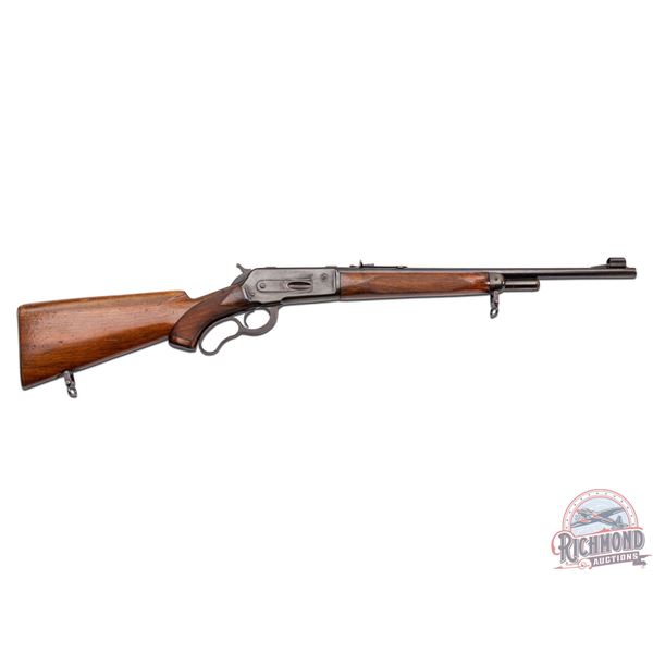 Pre-War Winchester Model 71 Deluxe Carbine Lever Action .348 WCF Rifle