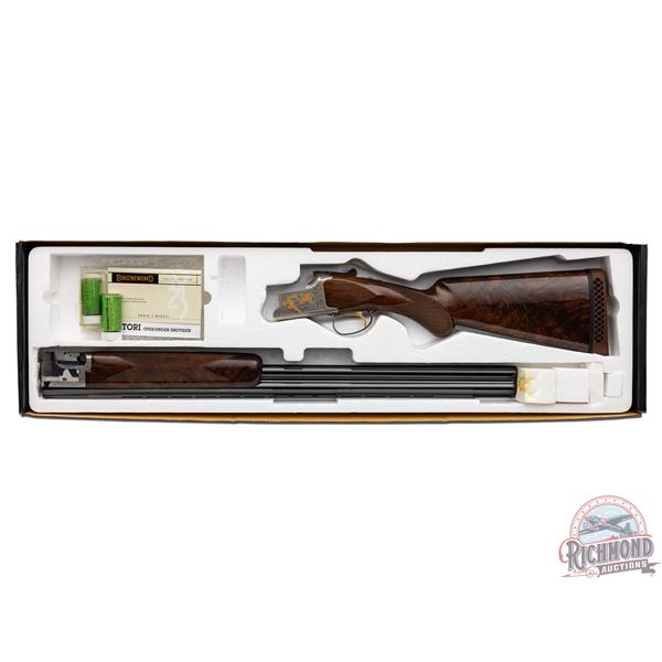 Engraved Browning Grade VI Citori Lightning Over/Under Shotgun With Original Box
