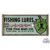 Image 1 : Paw Paw Bait Co. Fishing Lures Lighted Countertop Sign
