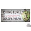Image 3 : Paw Paw Bait Co. Fishing Lures Lighted Countertop Sign