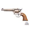 Image 2 : Nice Hi-Standard Double Nine Convertible .22 LR & .22 MAG Revolver in RARE Nickel Finish