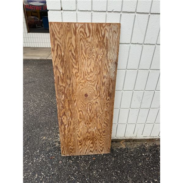 Wood measured 4' x 20"